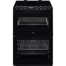 AEG CCX6740ACB 6000 Sreries Steam Bake 60cm Freestanding Electric Cooker with Ceramic Hob in Black