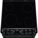AEG CCX6740ACB 6000 Sreries Steam Bake 60cm Freestanding Electric Cooker with Ceramic Hob in Black