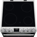 AEG CCX6740ACM 6000 Series Steam Bake 60cm Freestanding Electric Cooker with Ceramic Hob in Stainless Steel