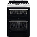 AEG CCX6740ACW 6000 Series Steam Bake 60cm Freestanding Electric Cooker with Ceramic Hob in White