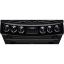 AEG CGX1130ACB 55cm Freestanding Gas Cooker with Double Oven in Black