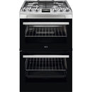 AEG CGX1130ACM 55cm Freestanding Gas Cooker with Double Oven in Stainless Steel
