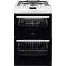 AEG CGX1130ACW 55cm Freestanding Gas Cooker With Double Ovens in White