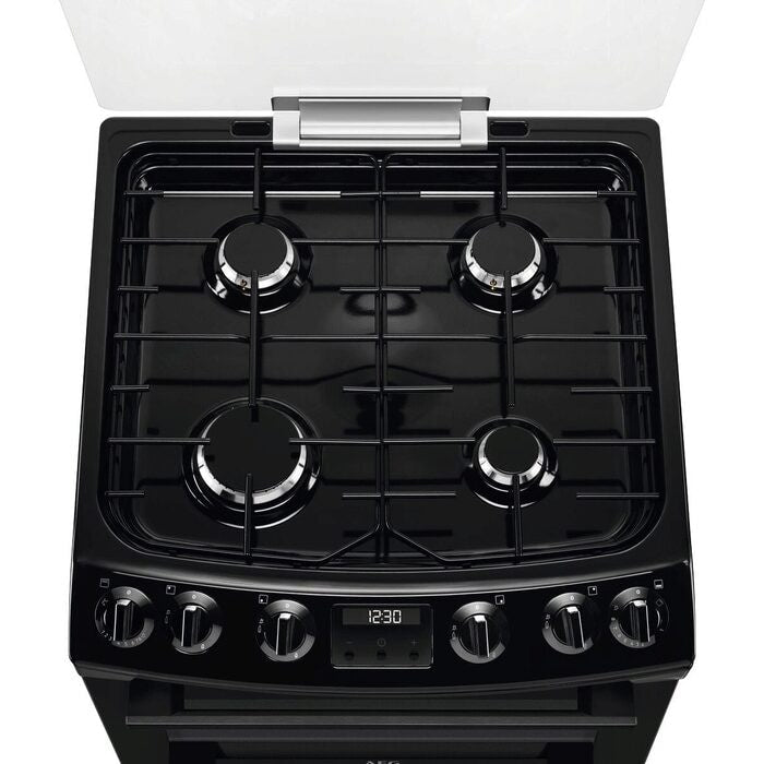 AEG CGX6130ACB 60cm Freestanding Gas Cooker with Double Oven in