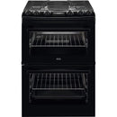 AEG CGX6130ACB 60cm Freestanding Gas Cooker with Double Oven in