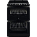 AEG CIB6743MCB 6000 Series Steam Bake 60cm Freestanding Electric Cooker with Induction Hob in Matt Black