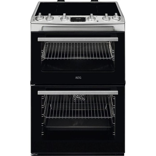 AEG CIX6540ACM 5000 Series Surround Cook 60cm Freestanding Electric Cooker with Induction Hob Stainless Steel Stainless Steel