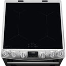 AEG CIX6540ACM 5000 Series Surround Cook 60cm Freestanding Electric Cooker with Induction Hob Stainless Steel Stainless Steel