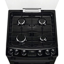 AEG CKX6540ACB 60cm 5000 Series Surround Cook Dual Fuel Freestanding Cooker With Double Oven in Black Black