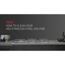 AEG CKX6540ACM 60cm 5000 Series Surround Cook Dual Fuel Freestanding Cooker With Double Oven in Stainless Steel Silver