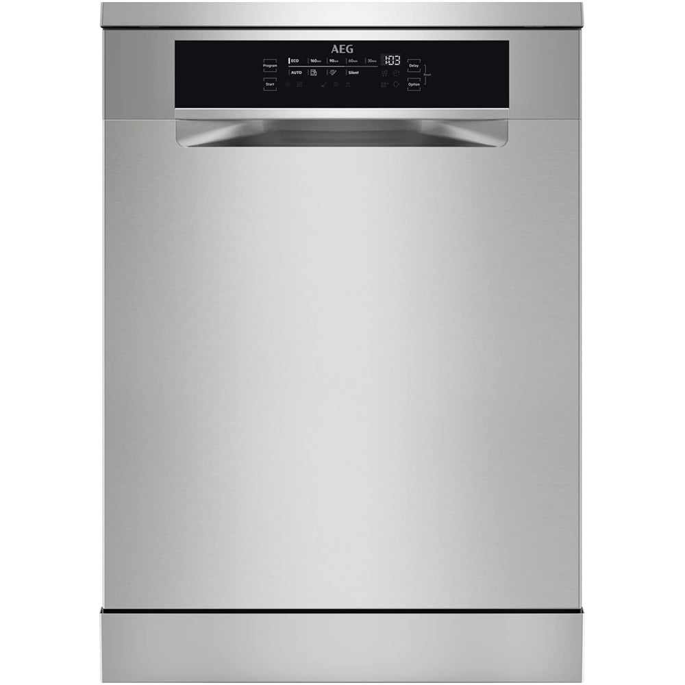 AEG FFB74707PM Series 7000 Freestanding Dishwasher 14 Place Settings Stainless Steel
