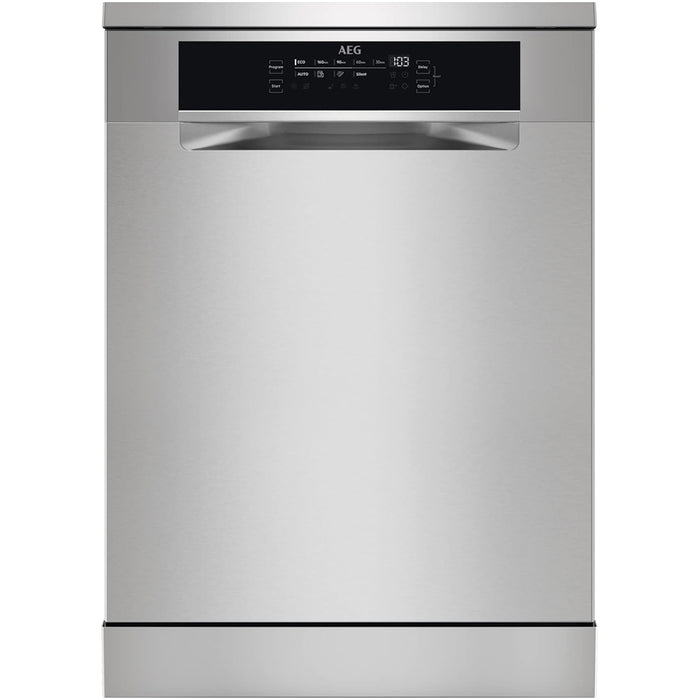 AEG FFB74707PM Series 7000 Freestanding Dishwasher 14 Place Settings Stainless Steel