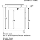 AEG IKS8575XFB 78cm Induction Hob - Black