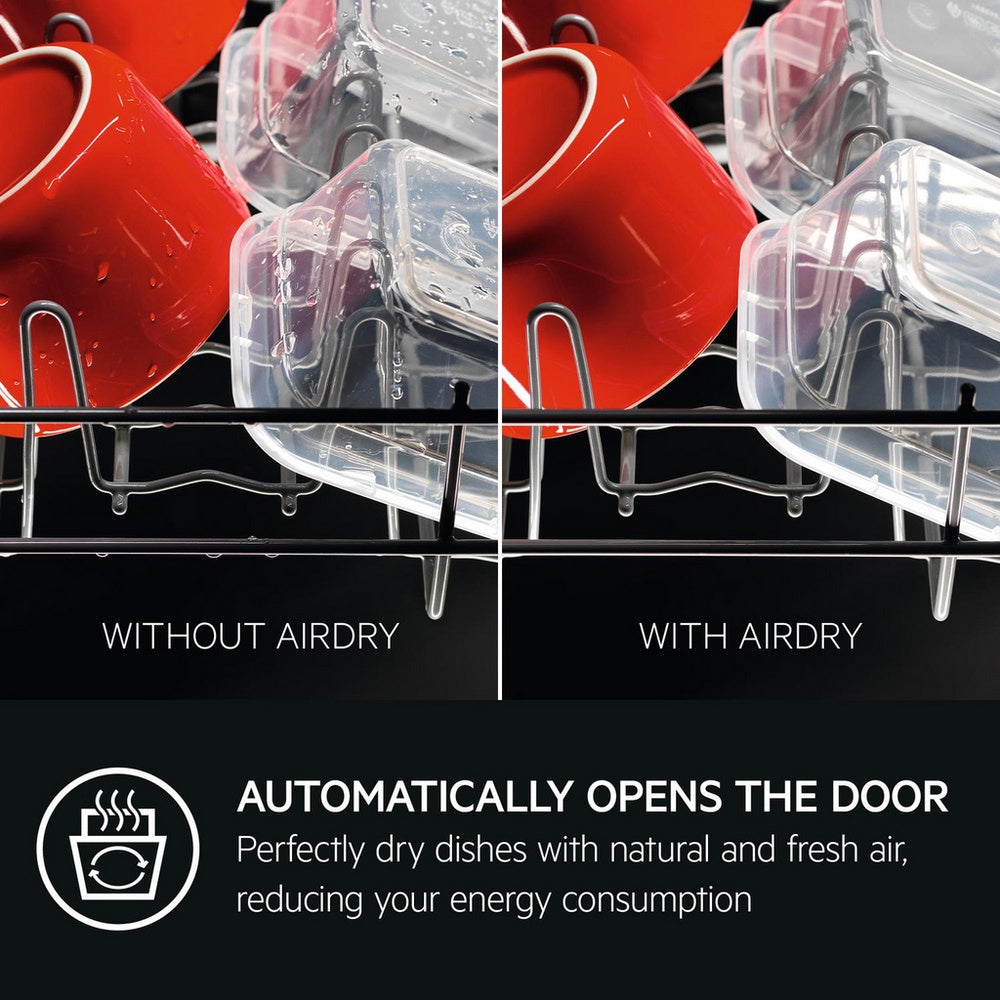 AEG Series 5000 FFX52507ZW AirDry Freestanding Slimline Dishwasher 10 Place Settings White
