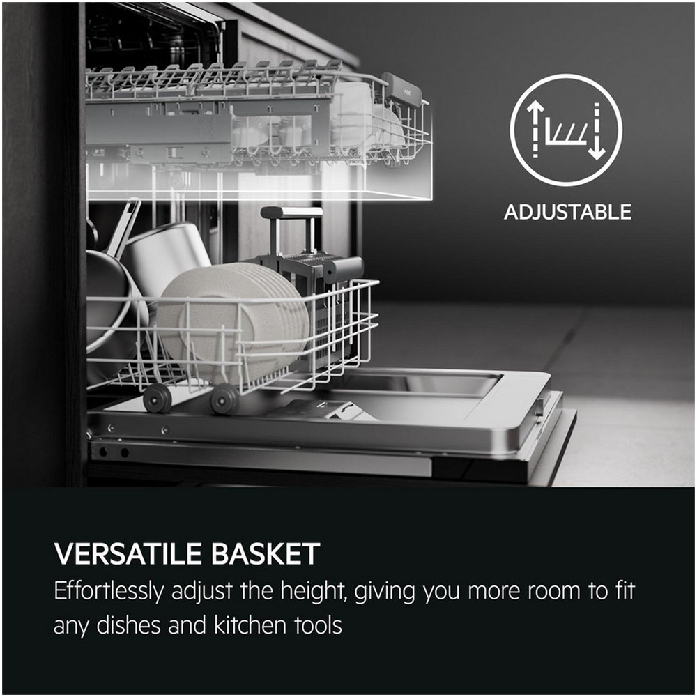 AEG Series 5000 GF5200D2SNM AirDry Freestanding Dishwasher 14 Place Settings Stainless Steel