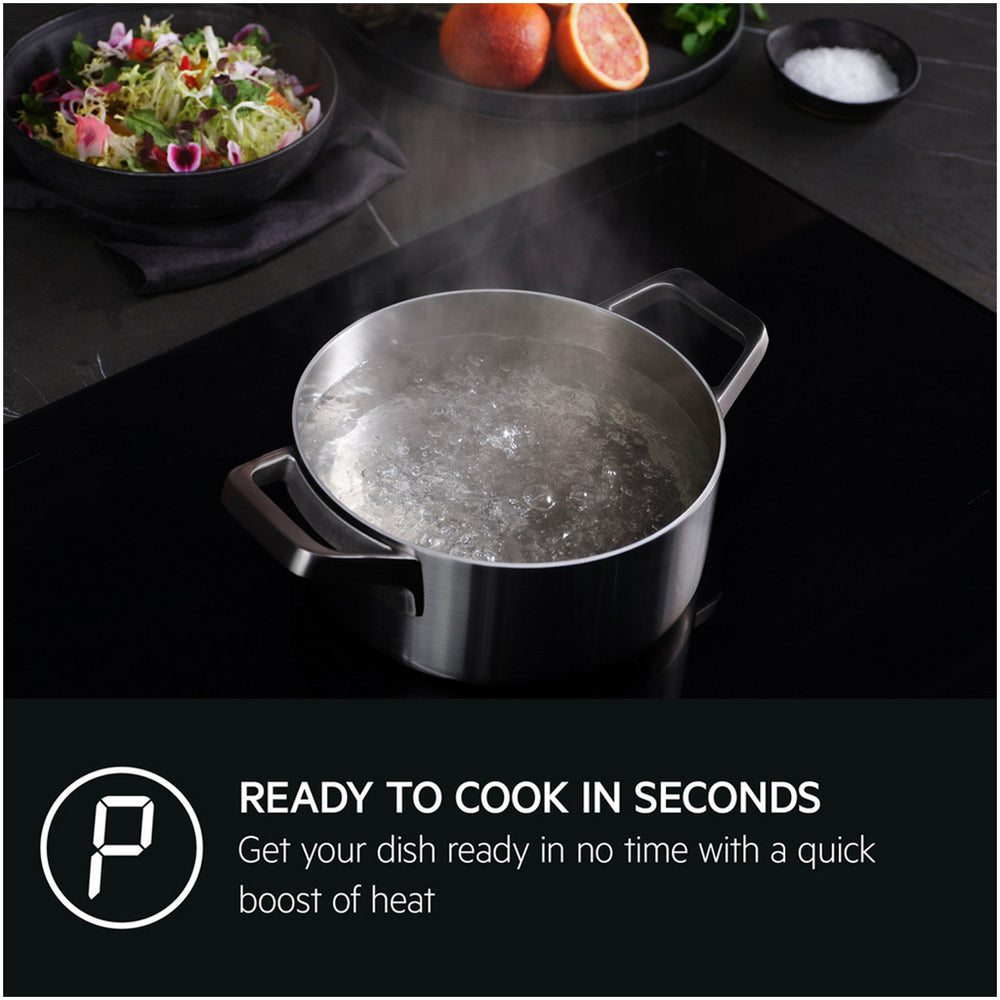 AEG Series 6000 SO64IB00FB 59cm Bridge Induction Hob Black