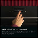 AEG Series 7000 GX7PB63FSB MealAssist with PizzaExpert Pyrolytic Self Clean Built-in Oven Black