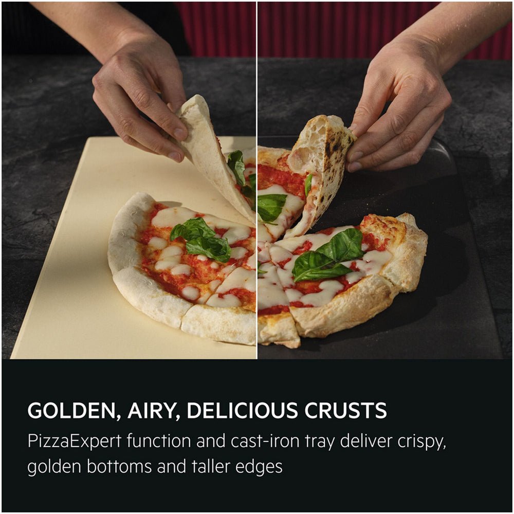 AEG Series 7000 GX7PB63FSB MealAssist with PizzaExpert Pyrolytic Self Clean Built-in Oven Black