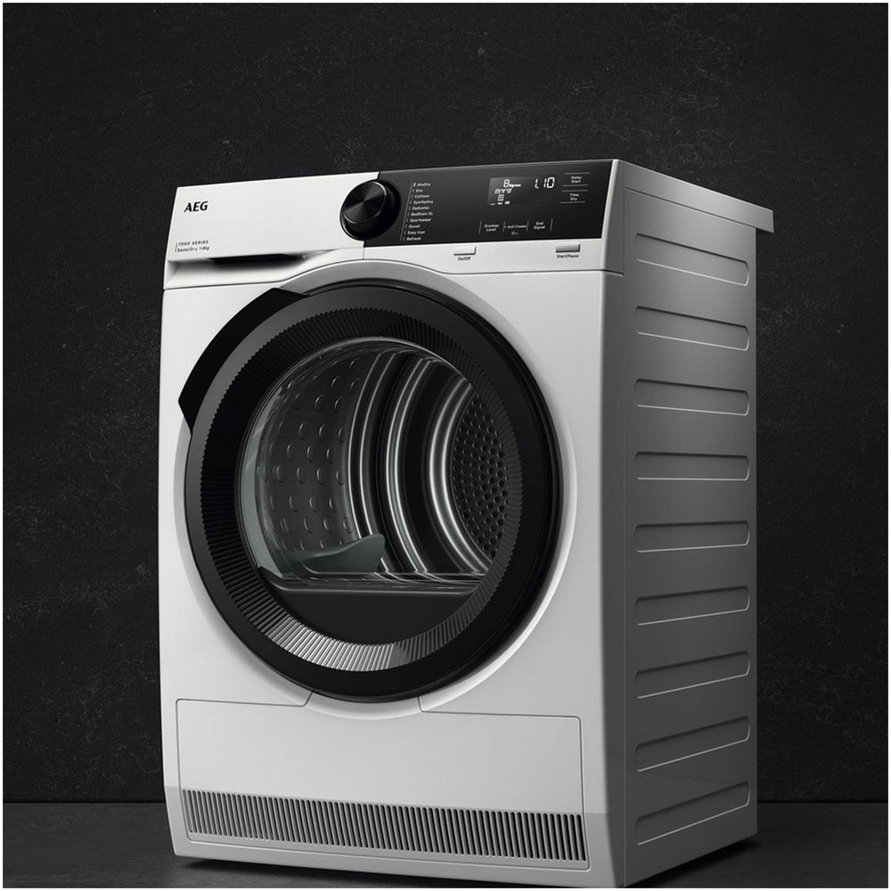 AEG Series 7000 TR728CT4B SensiDry 8kg Freestanding Heat Pump Tumble Dryer White