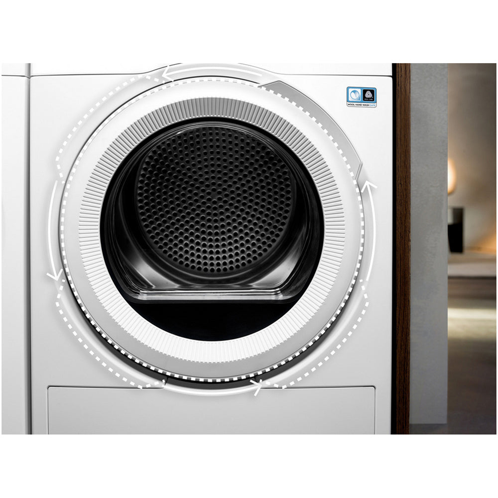 AEG Series 7000 TR729A4B SensiDry 9kg Freestanding Heat Pump Tumble Dryer White