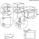 AEG Series 8000 MealAssist TK8NK721T Compact Built in Microwave Combination Oven