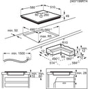 AEG SO64IA0SIB 60cm 4 Zones Induction Hob