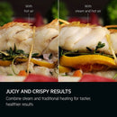 AEG TR6PB521SB Electric Built in Single Oven with Retractable Dials Black