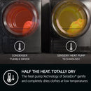 AEG TR819A4B Series 8000 AbsoluteCare Freestanding 9kg Heat Pump Tumble Dryer White