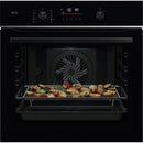AEG TS6PB521AB Electric Built in Single Oven with Retractable Dials Black