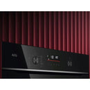 AEG TS6PB521AB Electric Built in Single Oven with Retractable Dials Black