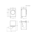 AEG TXC508B2B Series 5000 8kg Condenser Tumble Dryer White