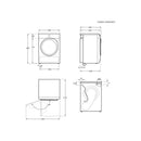 AEG TXH508A4R Series 5000 Freestanding 8kg Heat Pump Tumble Dryer White