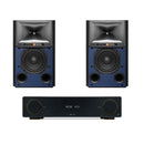 Arcam A15+ Integrated Amplifier Black with JBL 4309 Studio Monitor Bookshelf Speakers Pair - Black