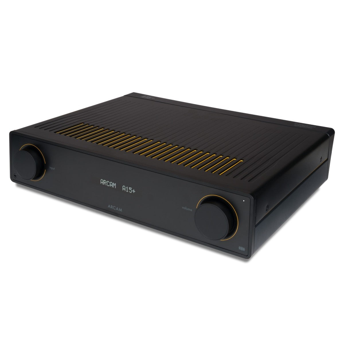 Arcam A15+ Integrated Amplifier with Monitor Audio Bronze 300 7G Floorstanding Speakers Pair - Black