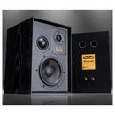 Arcam A5+ Integrated Amplifier with Wharfedale Super Denton Heritage Bookshelf Speakers Pair - Black