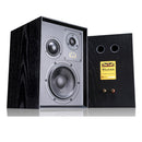 Arcam A5+ Integrated Amplifier with Wharfedale Super Denton Heritage Bookshelf Speakers Pair - Black