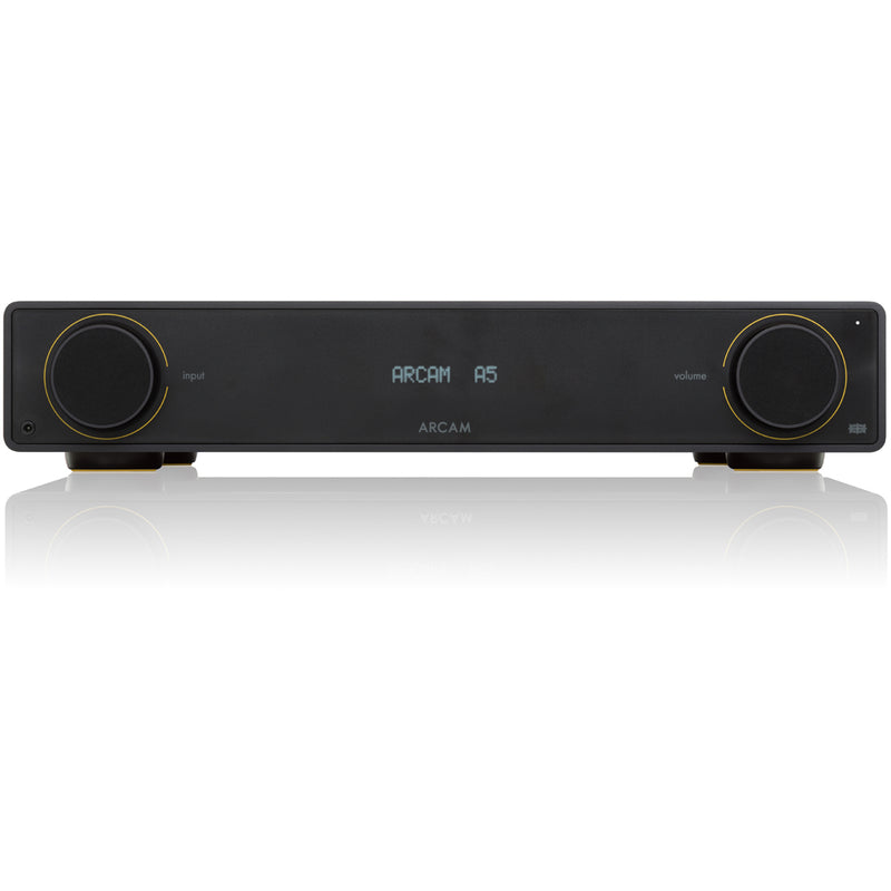 Arcam Radia A5 Integrated Amplifier with Bluetooth and Bowers & Wilkins 607 S3 Bookshelf Speakers Pair Black HiFi Package