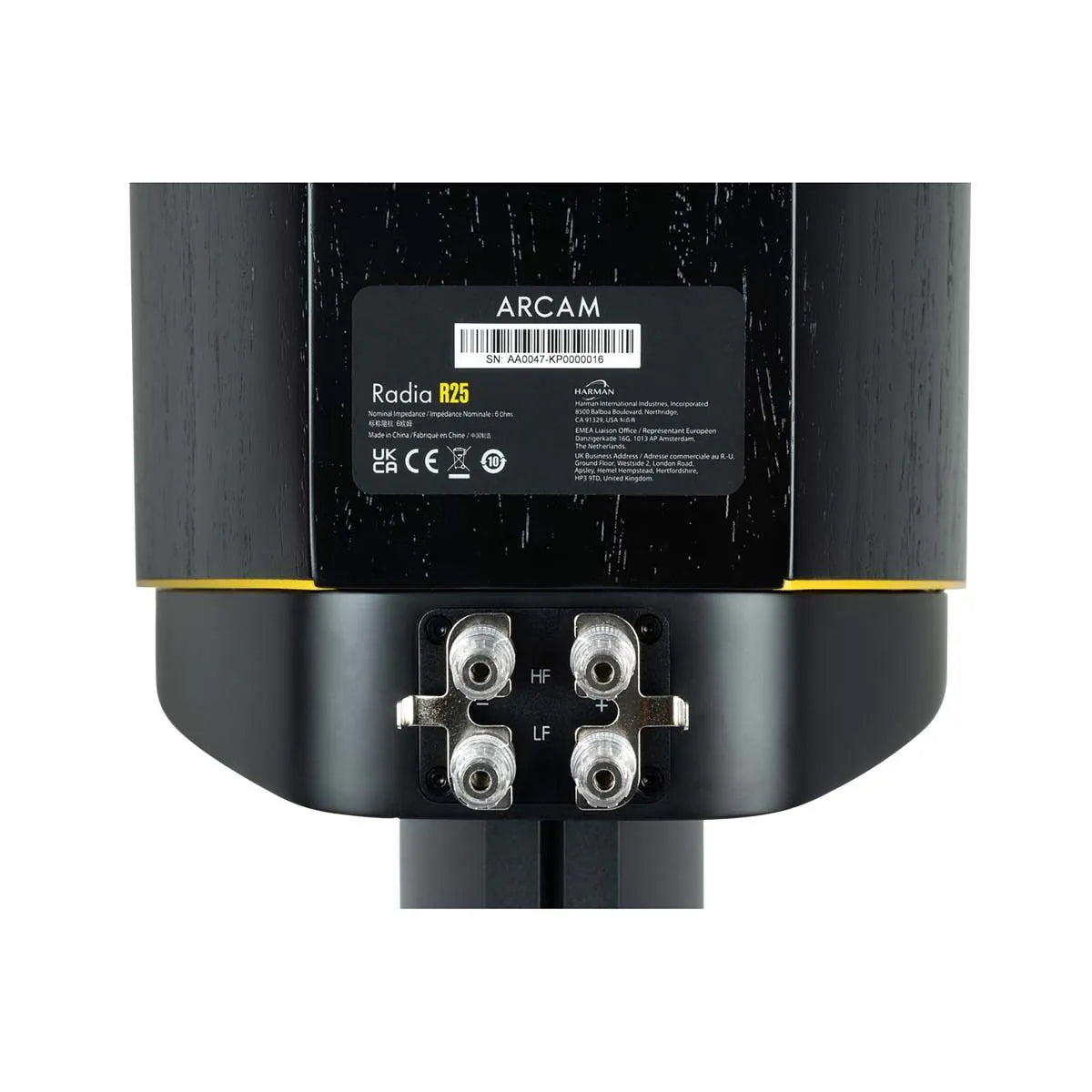 Arcam Radia R25 Bookshelf Loudspeakers Pair Black