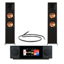 Arcam Radia SA45 Streaming Integrated Amplifier with Klipsch RP-8000F II Floorstanding Speakers Pair Black HiFi Package