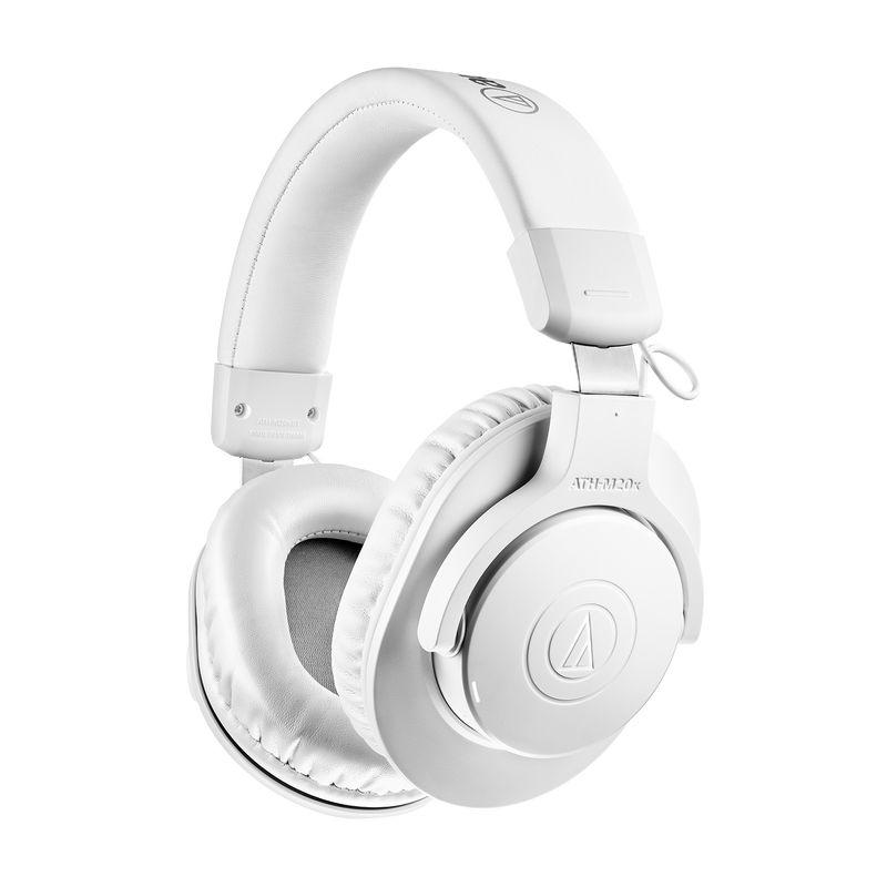 Audio Technica ATHM20XBT Wireless Over-Ear Headphones White