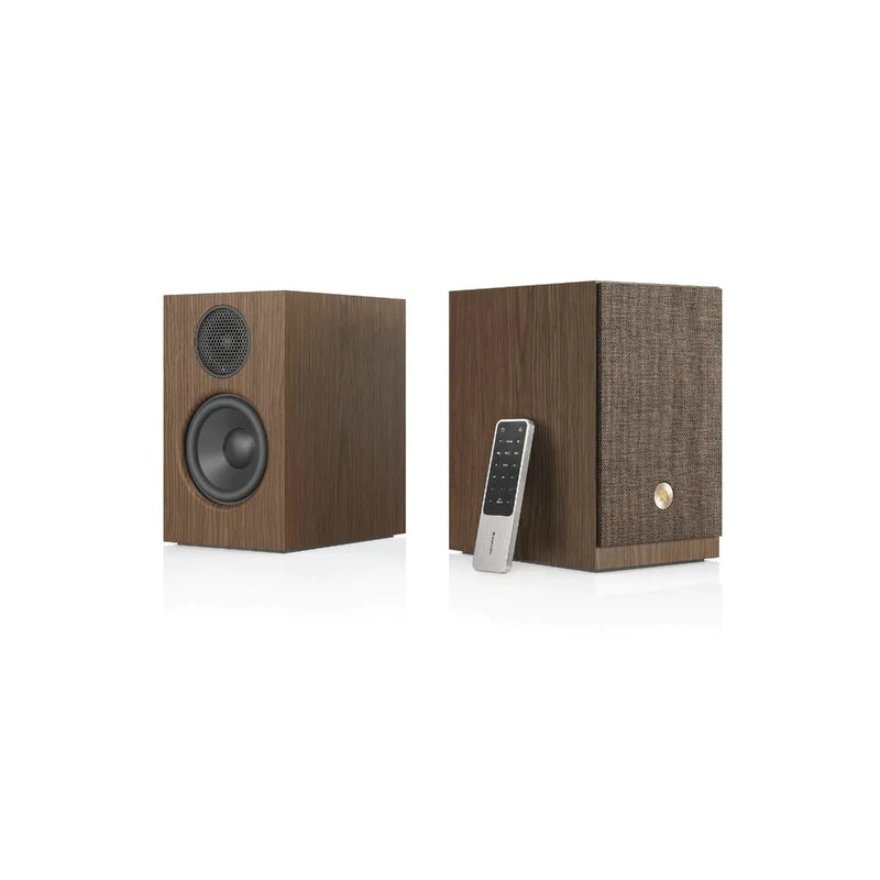 Audio Pro A28 W Wireless Multiroom Active Bookshelf Speakers Pair - Walnut