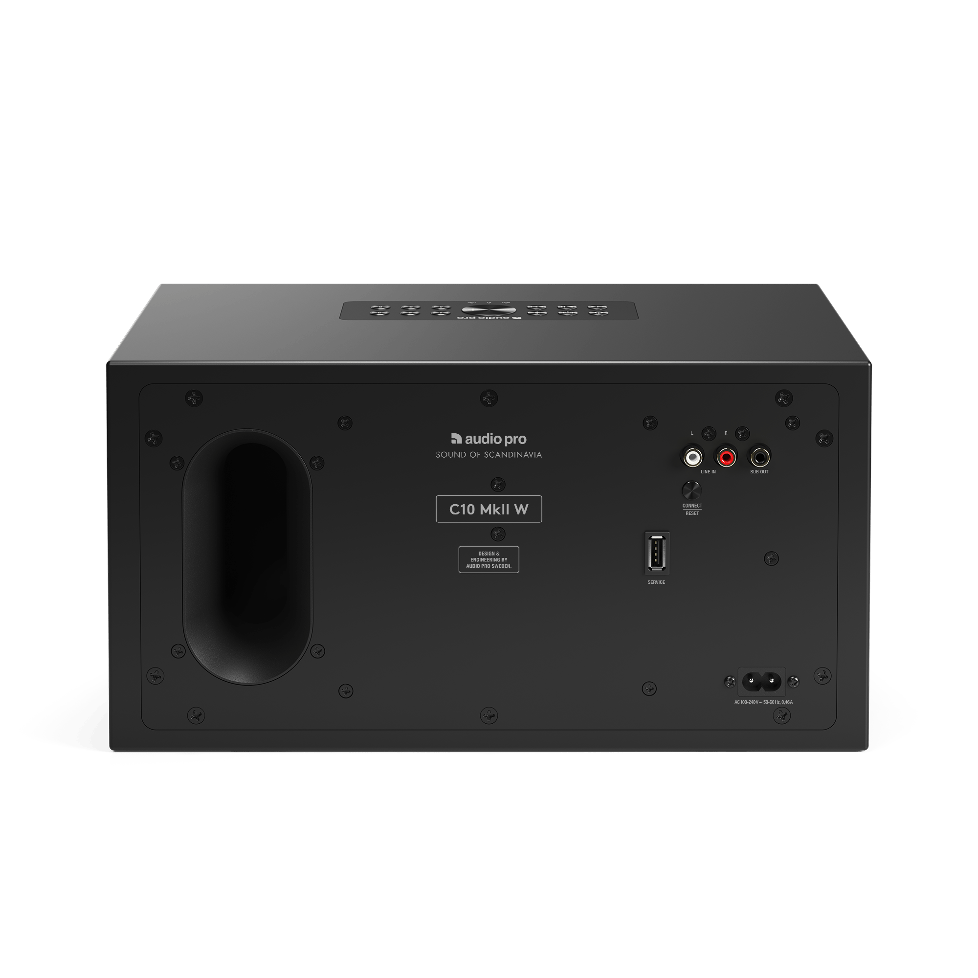 Audio Pro C10 MKII W Wireless Multiroom Speaker - Black Black
