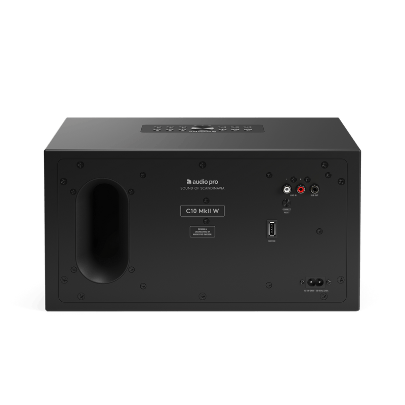 Audio Pro C10 MKII W Wireless Multiroom Speaker - Black Black