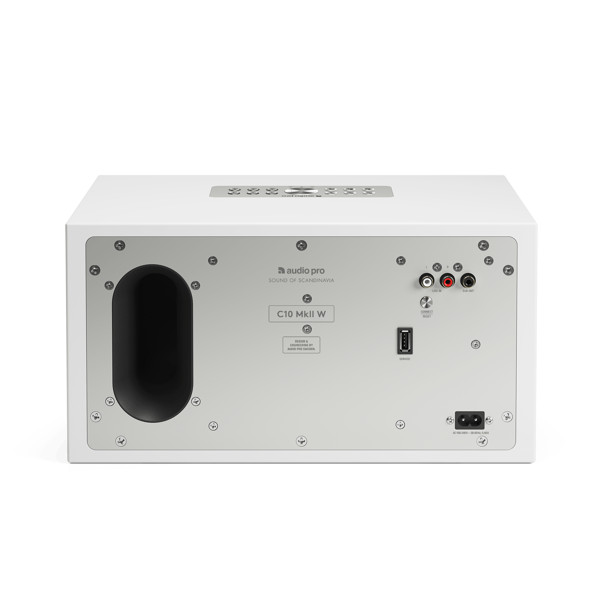 Audio Pro C10 MKII W Wireless Multiroom Speaker - White White