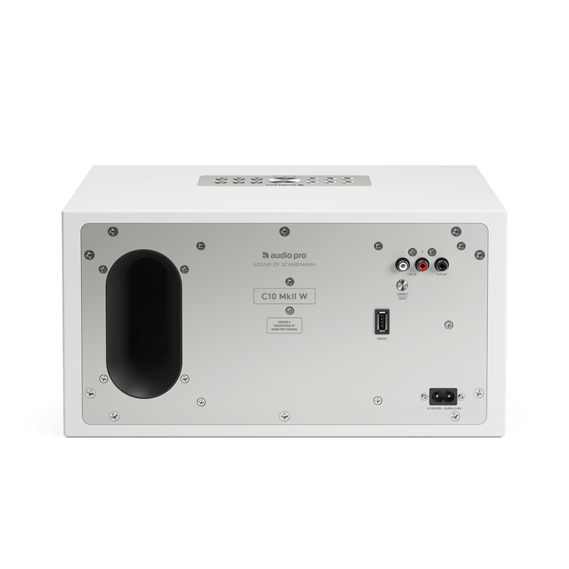 Audio Pro C10 MKII W Wireless Multiroom Speaker - White White
