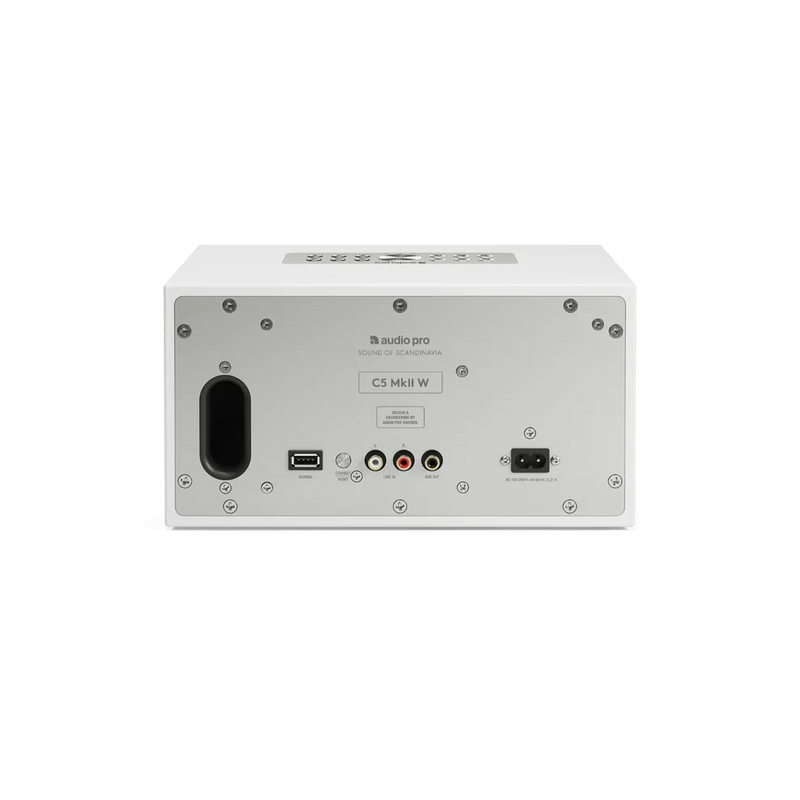 Audio Pro C5 MKII W Compact Wireless Multiroom Speaker White White