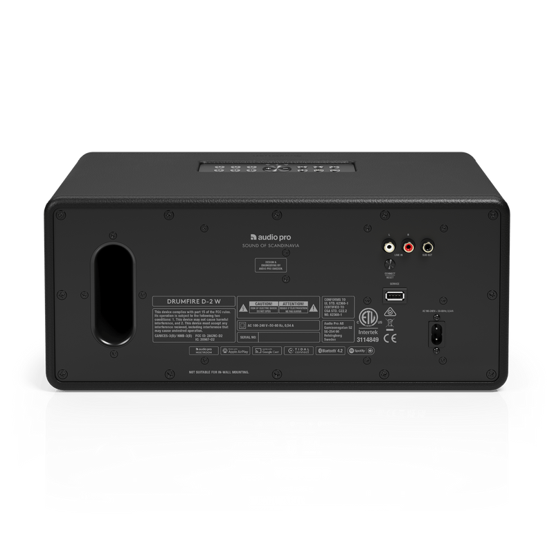 Audio Pro Drumfire D-2 W Wireless Multiroom Speaker Black Black