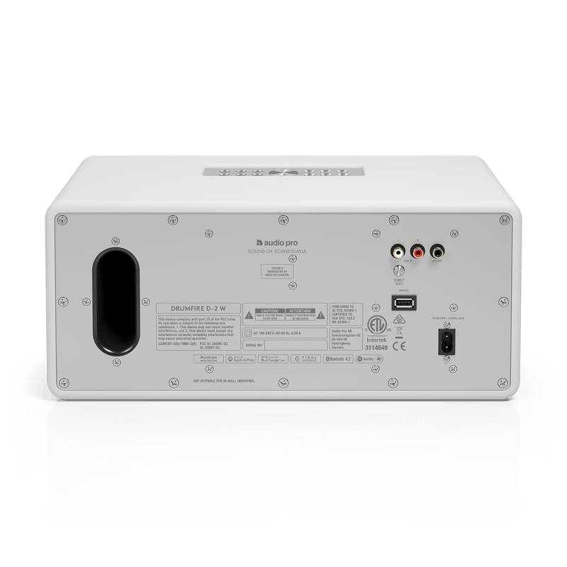 Audio Pro Drumfire D-2 W Wireless Multiroom Speaker White White