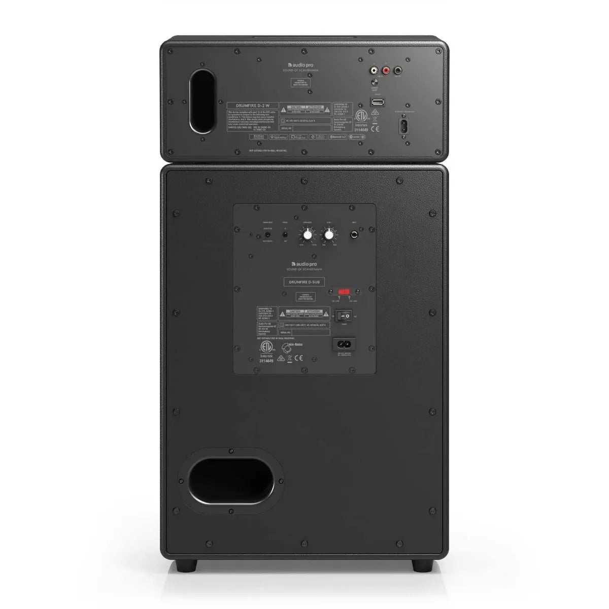 Audio Pro Drumfire II W Wireless Multiroom Speaker – Black Black