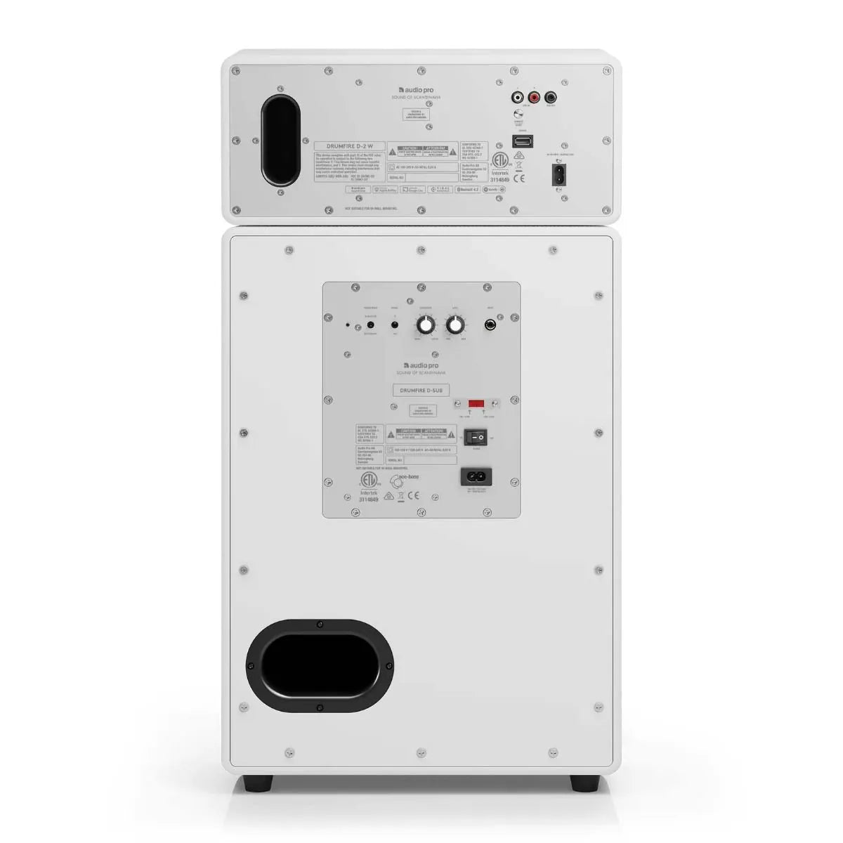 Audio Pro Drumfire II W Wireless Multiroom Speaker – White White